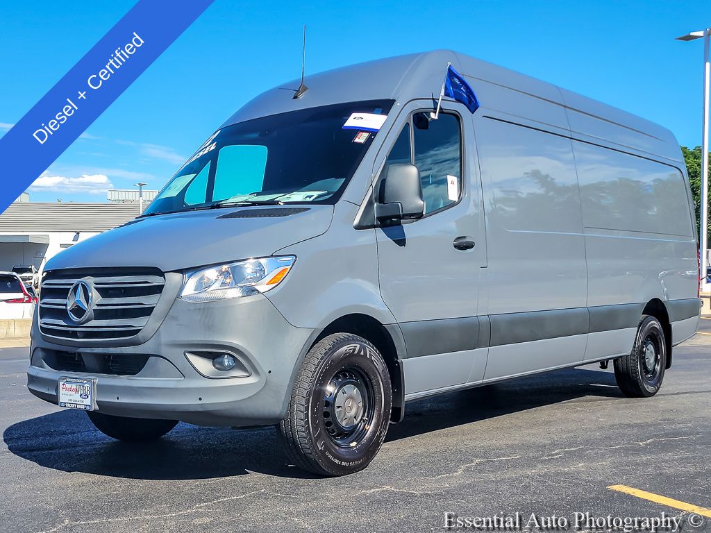 Gray 2022 Mercedes-Benz Sprinter Cargo Van 4X2 7-Speed Automatic