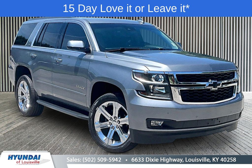 Gray (Steel Metallic) 2019 Chevrolet Tahoe SUV / Crossover Four-Wheel Drive 6-Speed Automatic Overdrive