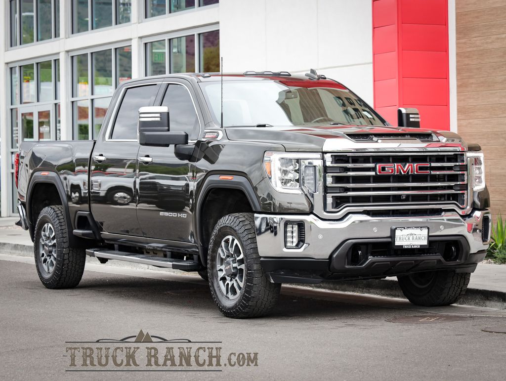 Forest Metallic 2022 GMC Sierra 2500HD Pickup Truck Four-Wheel Drive Automatic
