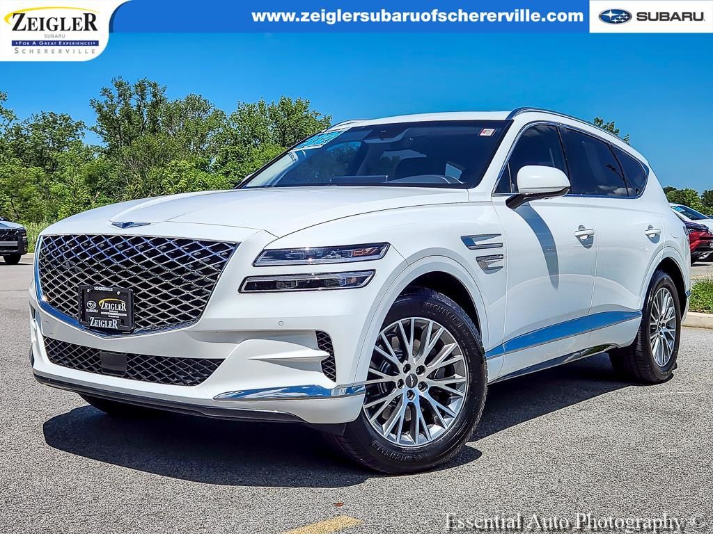 Alta White 2021 Genesis GV80 SUV / Crossover Rear-Wheel Drive 8-Speed Automatic
