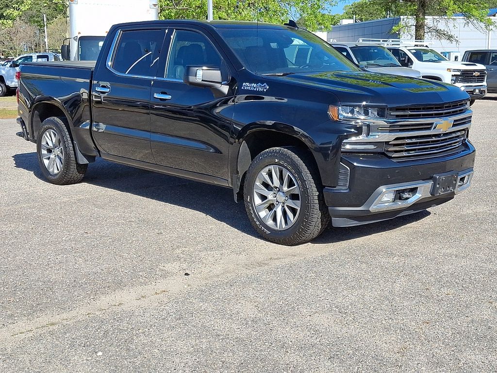 Mosaic Black Metallic 2022 Chevrolet Silverado 1500 High Country Crew Cab 4WD Pickup Truck Four-Wheel Drive Automatic