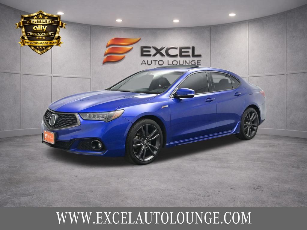 Blue 2020 Acura TLX Sedan  9-Speed Automatic