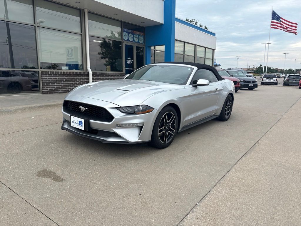 Ingot Silver 2018 Ford Mustang Convertible Rear-Wheel Drive Automatic