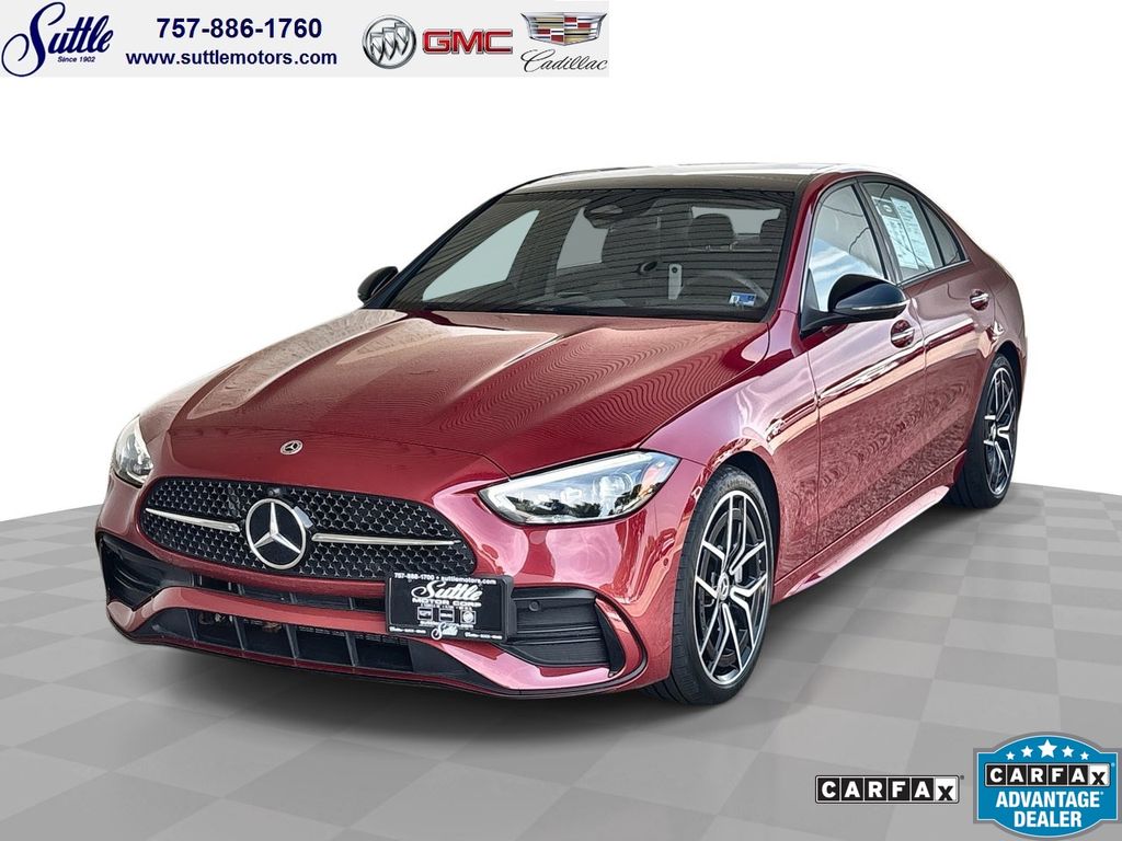 MANUFAKTUR Patagonia Red Metallic 2025 Mercedes-Benz C-Class C 300 4MATIC Sedan All-Wheel Drive 9-Speed Automatic