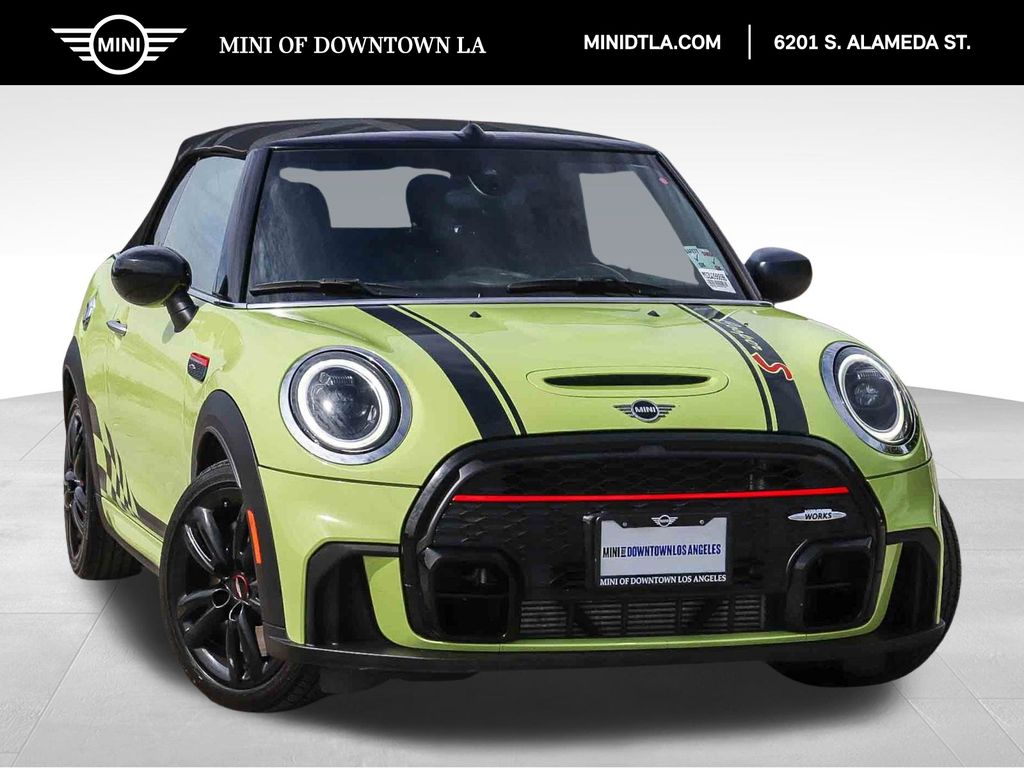 Yellow 2022 MINI Cooper Convertible Front-Wheel Drive 8-Speed Automatic
