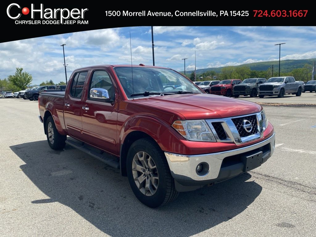 Cayenne Red 2016 Nissan Frontier SL Crew Cab 4WD Pickup Truck Four-Wheel Drive 5-Speed Automatic Overdrive