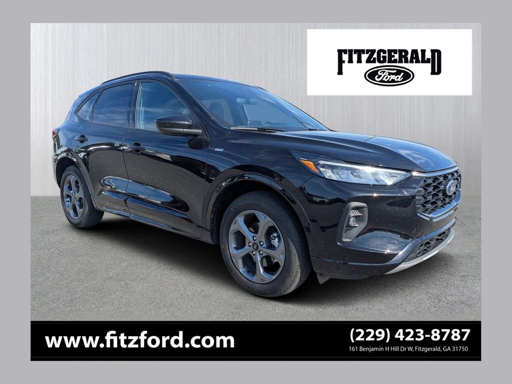 Black Metallic 2024 Ford Escape SUV / Crossover All-Wheel Drive 8-Speed Automatic