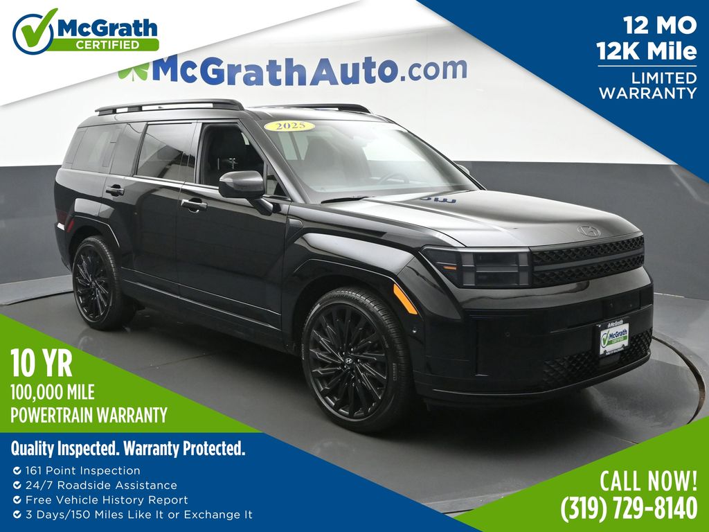 Phantom Black 2025 Hyundai Santa Fe Calligraphy AWD SUV / Crossover All-Wheel Drive Automatic