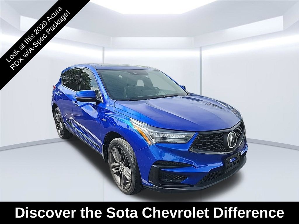 Apex Blue Pearl 2020 Acura RDX SUV / Crossover All-Wheel Drive Automatic