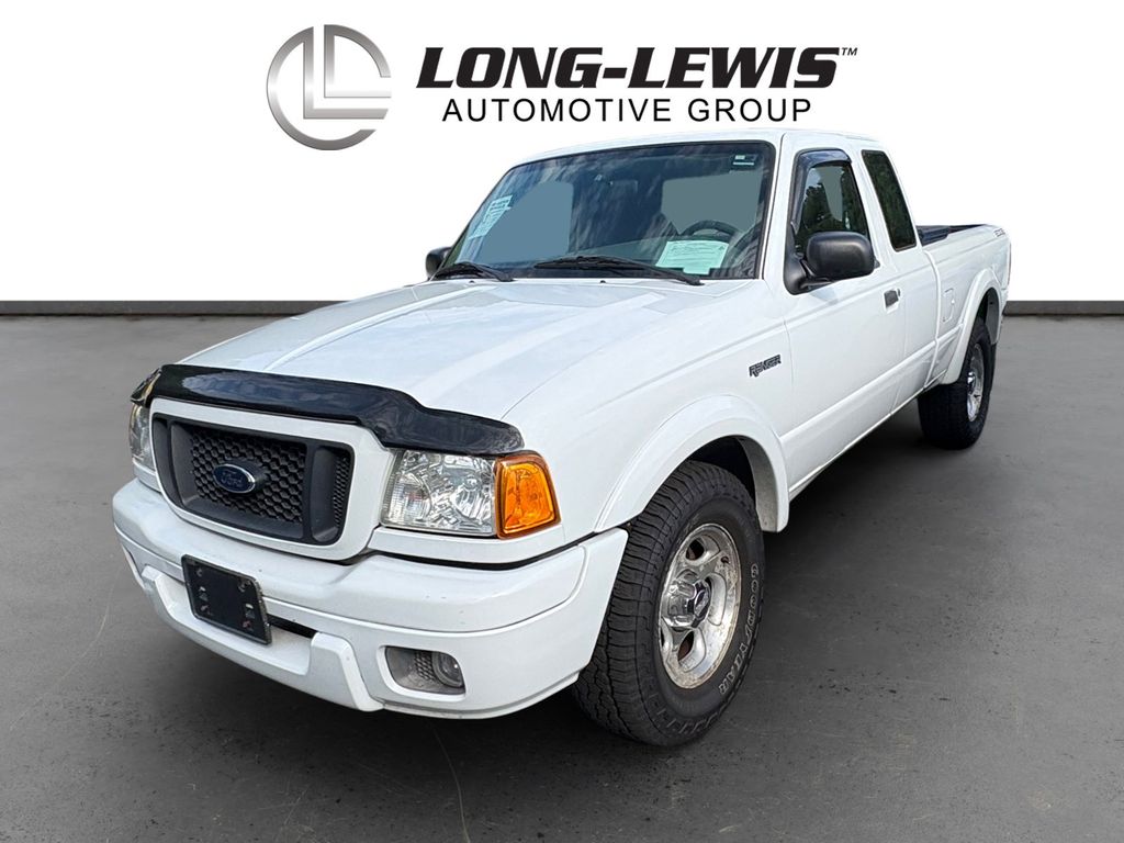 White 2004 Ford Ranger Pickup Truck Rear-Wheel Drive 5-Speed Automatic
