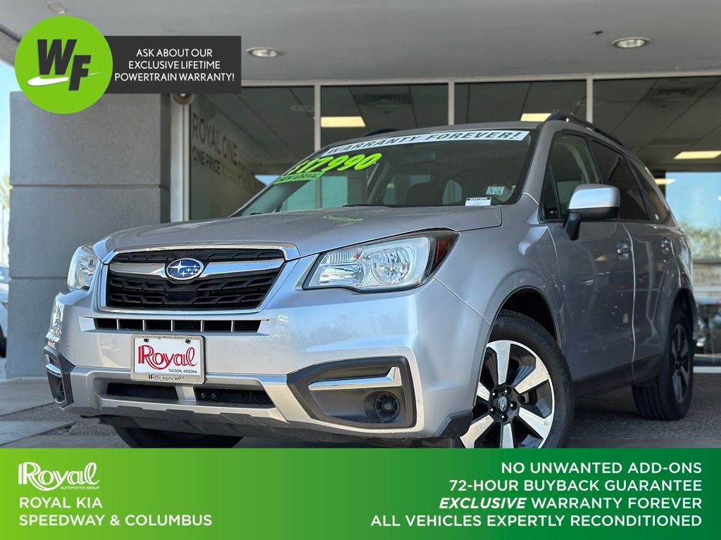Ice Silver Metallic 2017 Subaru Forester SUV / Crossover All-Wheel Drive Continuously Variable Transmission