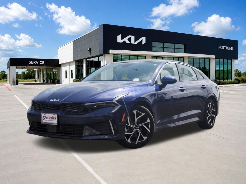 Yacht Blue 2026 Kia K5 Sedan Front-Wheel Drive 8-Speed Automatic