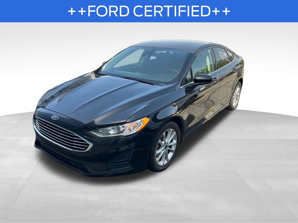 Agate Black Metallic 2020 Ford Fusion Sedan Front-Wheel Drive 6-Speed Automatic
