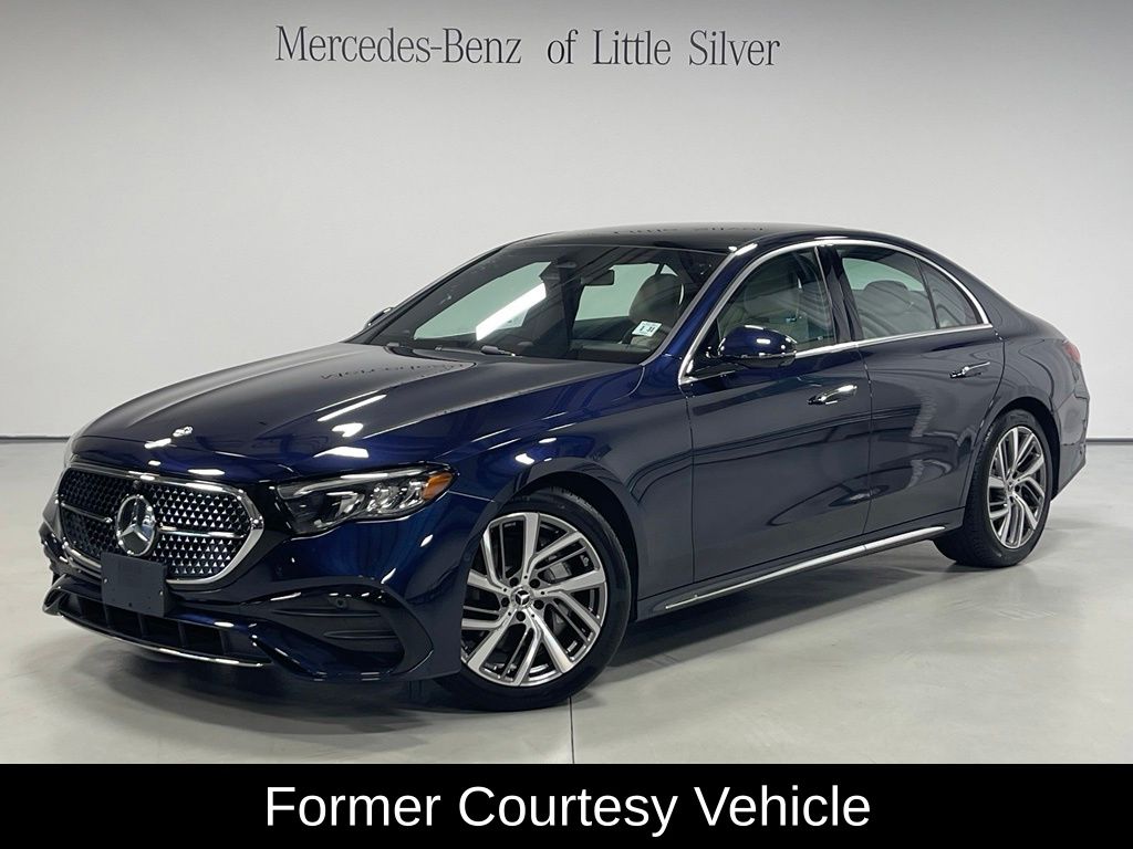 Nautical Blue Metallic 2026 Mercedes-Benz E-Class Sedan All-Wheel Drive 9-Speed Automatic