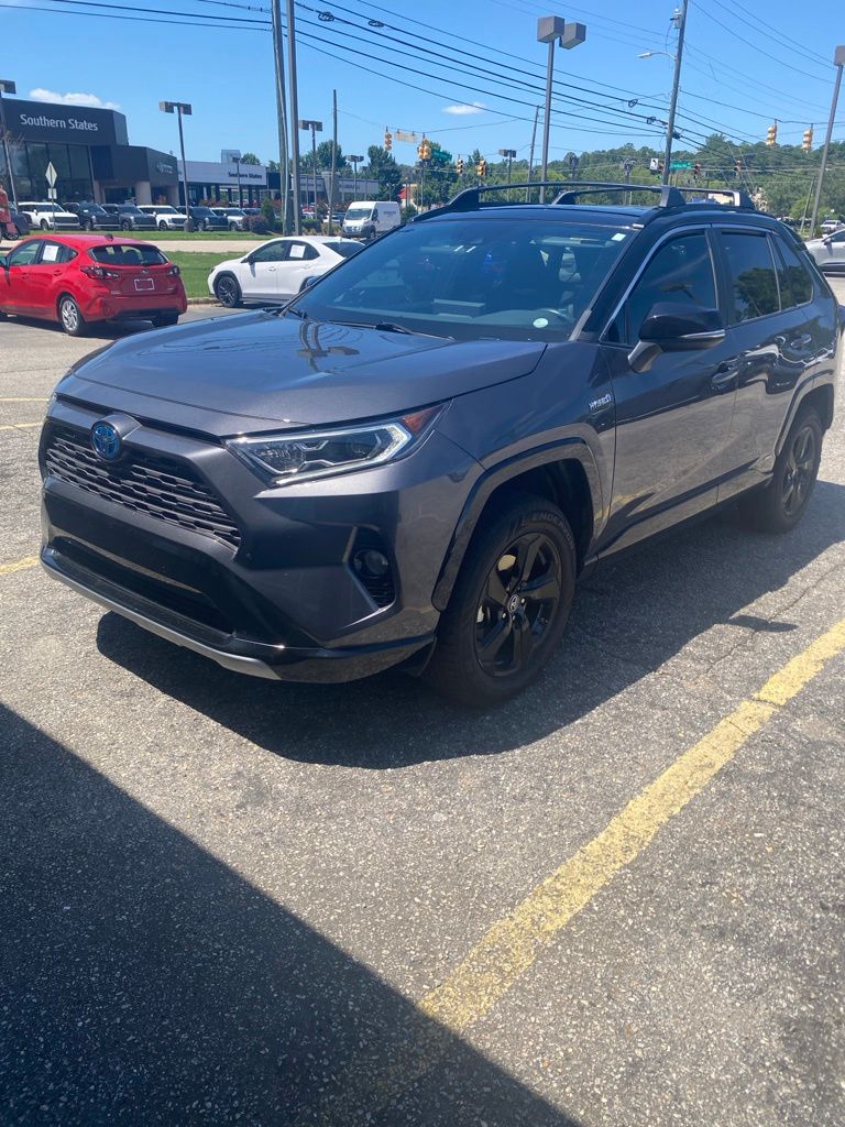 Magnetic Gray Metallic 2019 Toyota RAV4 Hybrid SUV / Crossover All-Wheel Drive Continuously Variable Transmission