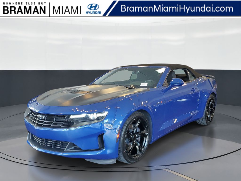 Riverside Blue Metallic 2024 Chevrolet Camaro LT1 Convertible RWD Convertible Rear-Wheel Drive 6-Speed Manual