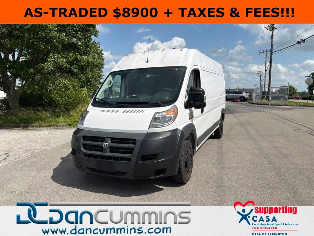 Bright White Clearcoat 2018 RAM ProMaster Van Front-Wheel Drive 6-Speed Automatic