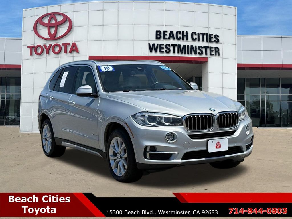 Glacier Silver Metallic 2018 BMW X5 xDrive35i AWD SUV / Crossover All-Wheel Drive 8-Speed Automatic
