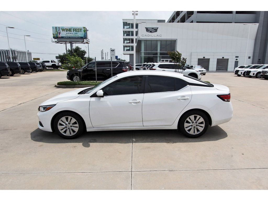2022 Nissan Sentra S White at Central Houston Nissan