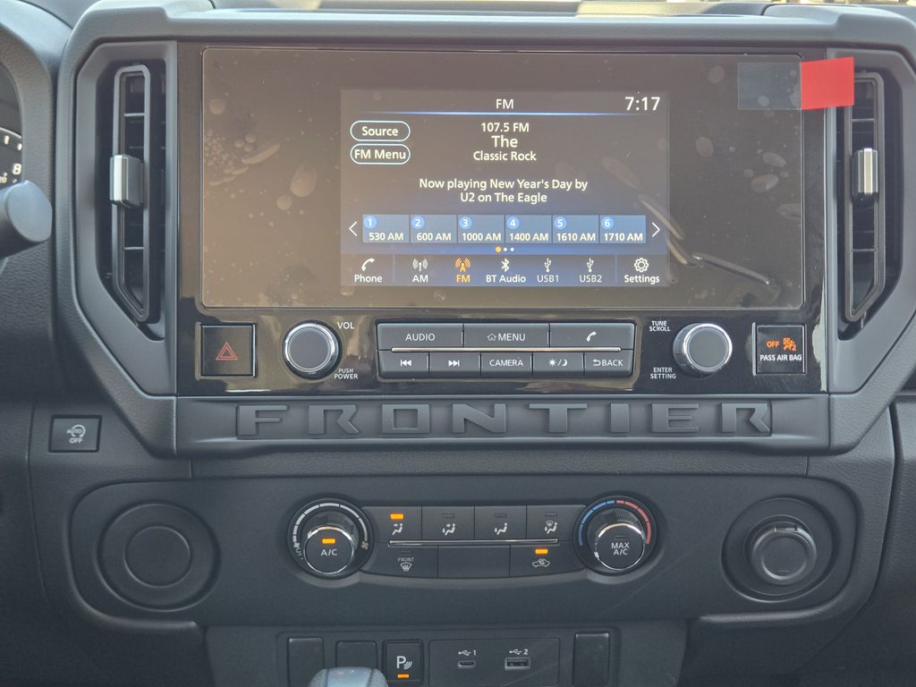 2026 Nissan Frontier S White at South Houston Nissan