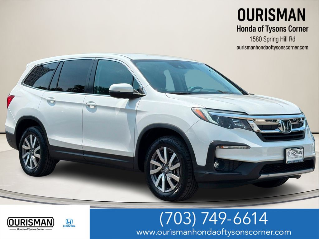 Platinum White Pearl 2021 Honda Pilot SUV / Crossover All-Wheel Drive 9-Speed Automatic
