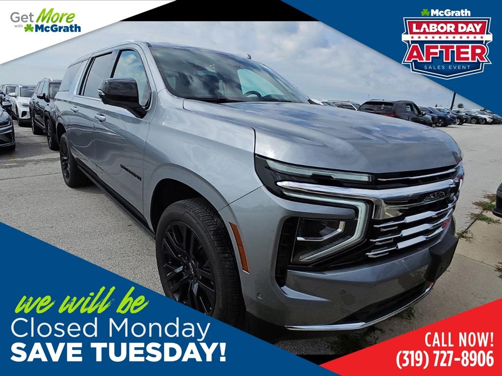 Sterling Gray Metallic 2025 Chevrolet Suburban SUV / Crossover Four-Wheel Drive