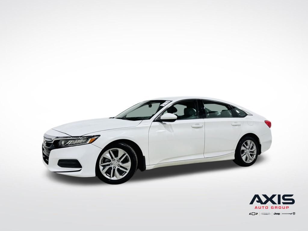 Platinum White Pearl 2020 Honda Accord Sedan Front-Wheel Drive Continuously Variable Transmission