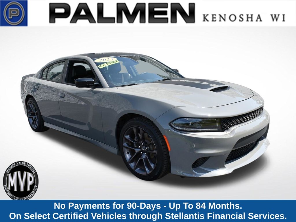 Destroyer Gray Clearcoat 2023 Dodge Charger Sedan Rear-Wheel Drive 8-Speed Automatic