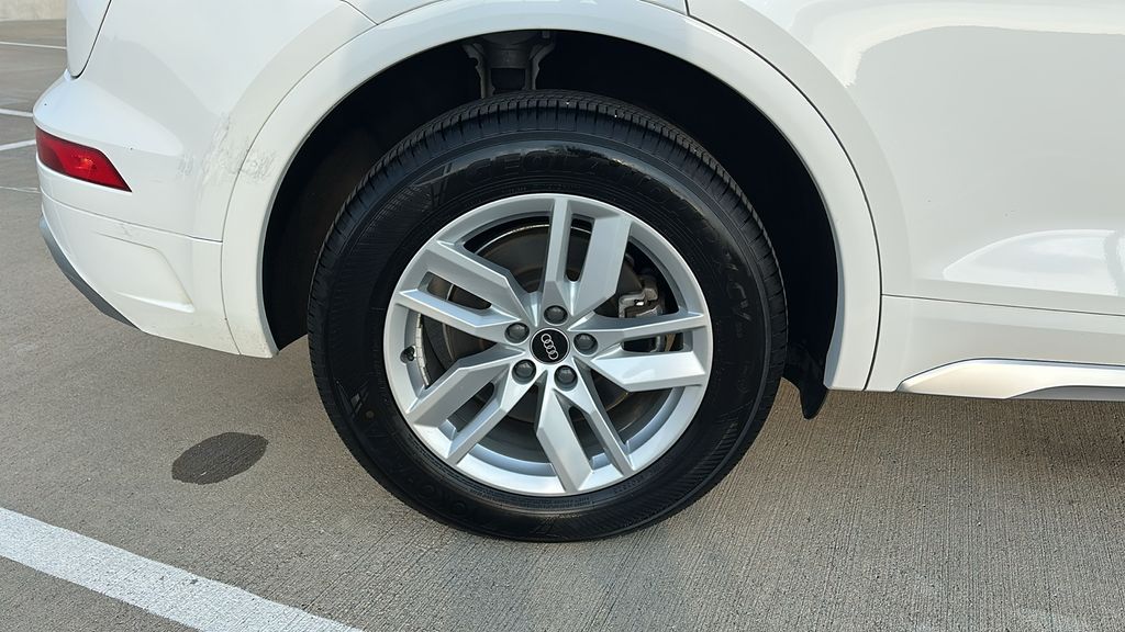 2022 Audi Q5 45 S line Premium White at North Houston Mitsubishi