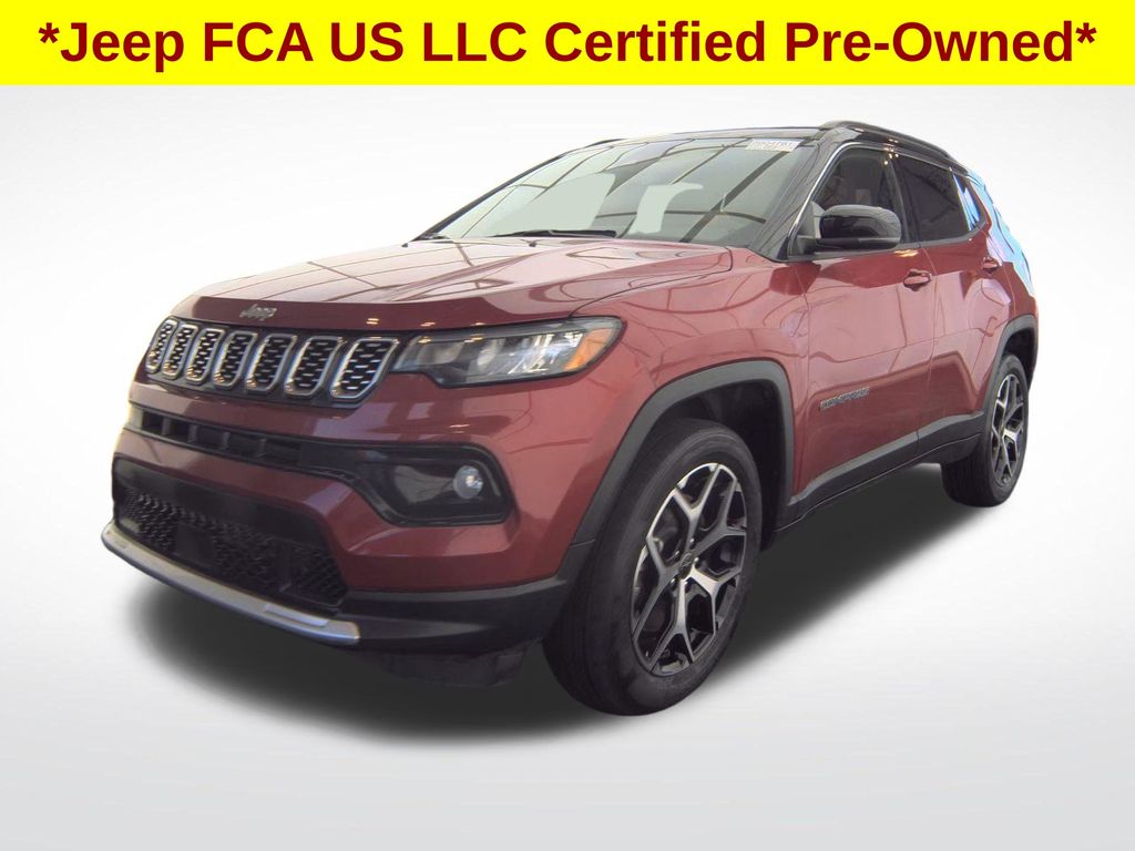 2025 Red Hot Pearlcoat Jeep Compass Limited 4X4 SUV