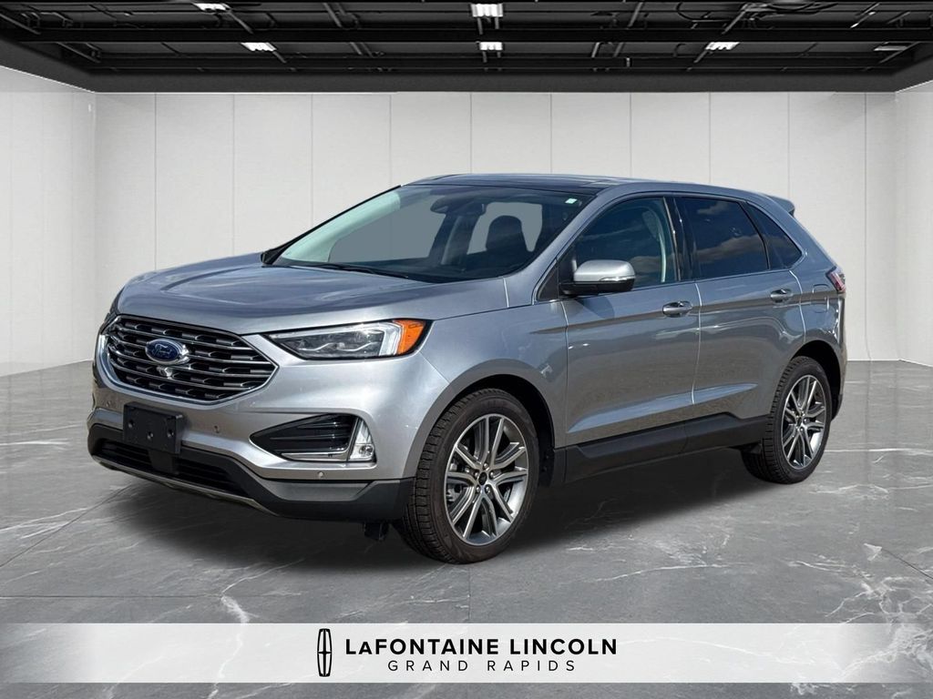 Iconic Silver Metallic 2024 Ford Edge SUV / Crossover All-Wheel Drive 8-Speed Automatic
