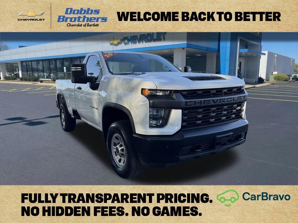 Summit White 2020 Chevrolet Silverado 2500HD Pickup Truck Four-Wheel Drive Automatic