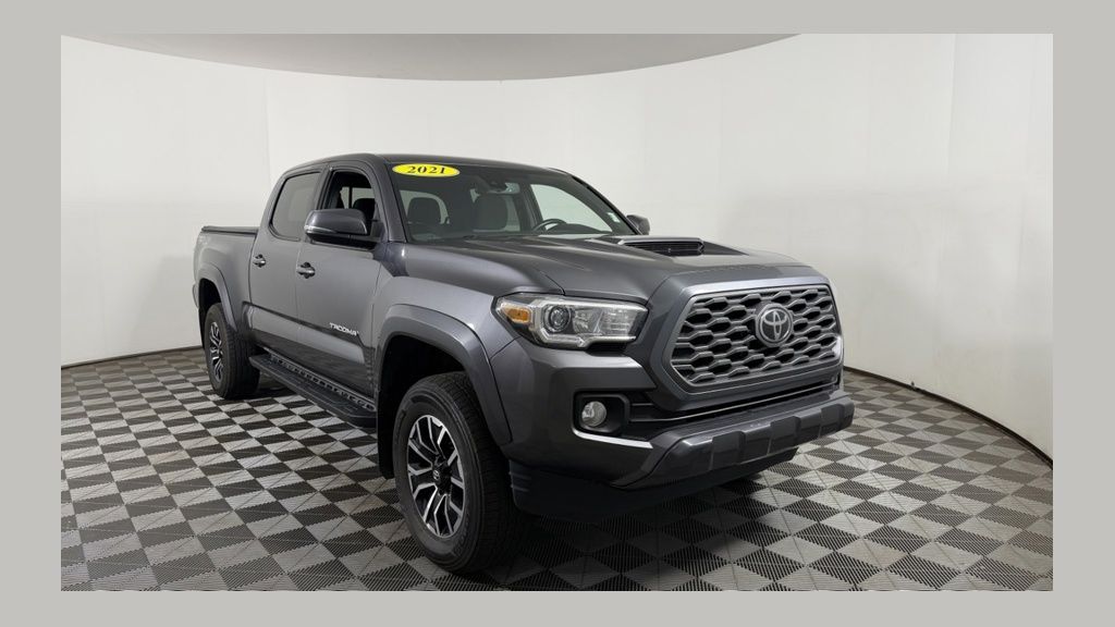 Gray 2021 Toyota Tacoma Pickup Truck Four-Wheel Drive 6-Speed Automatic