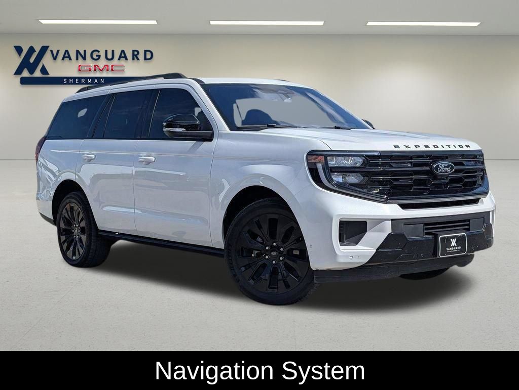 White Metallic 2025 Ford Expedition Platinum 4WD SUV / Crossover Four-Wheel Drive Automatic