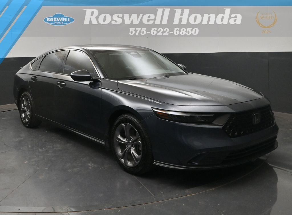 Gray 2024 Honda Accord Sedan Front-Wheel Drive Continuously Variable Transmission