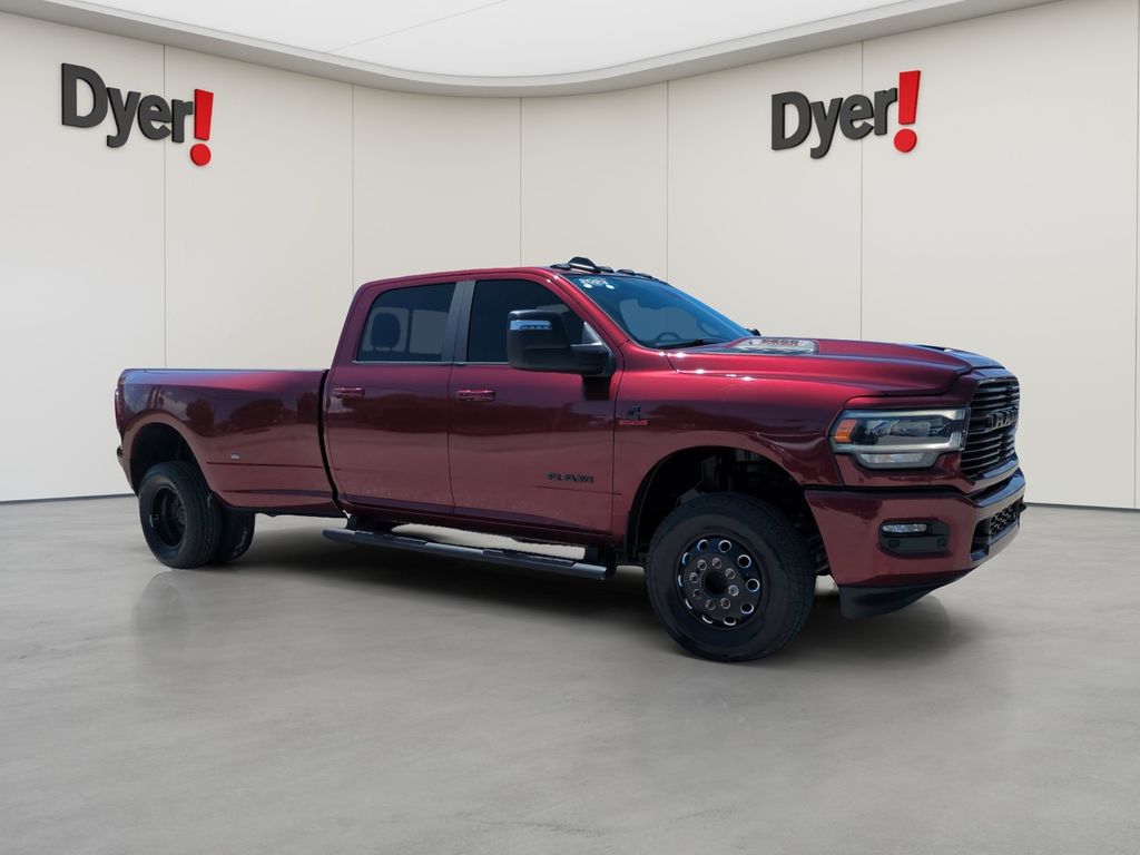 Delmonico Red Pearlcoat 2023 RAM 3500 Pickup Truck Four-Wheel Drive 6-Speed Automatic