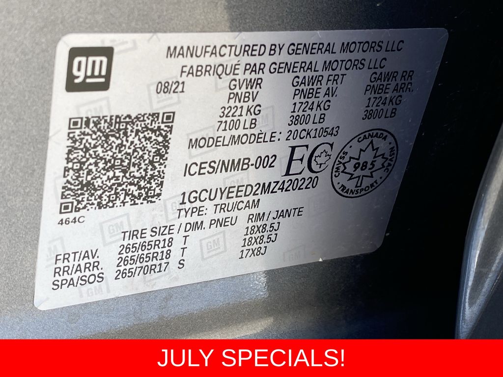 Used 2021 Chevrolet Silverado 1500 Truck
