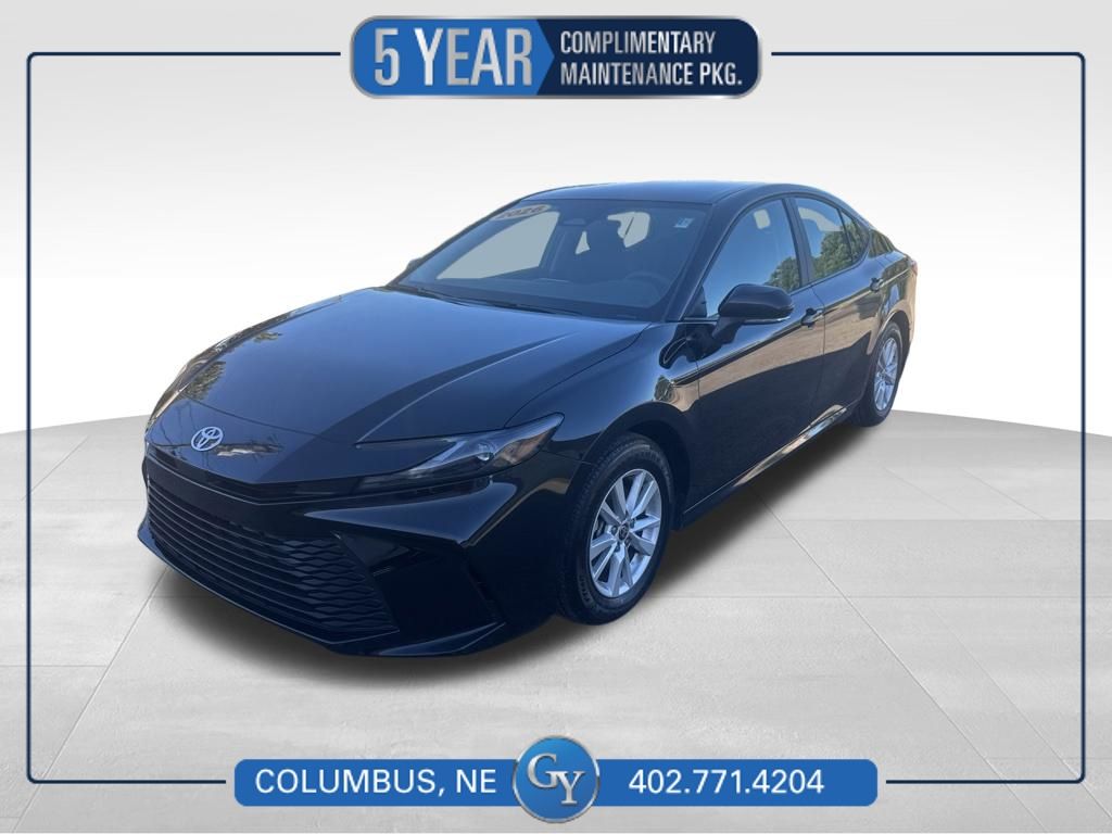 Midnight Black Metallic 2026 Toyota Camry LE FWD Sedan Front-Wheel Drive Continuously Variable Transmission