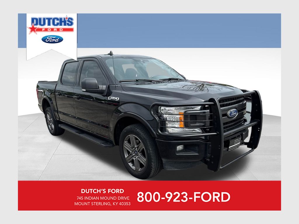 Agate Black Metallic 2020 Ford F-150 XLT SuperCrew 4WD Pickup Truck Four-Wheel Drive Automatic