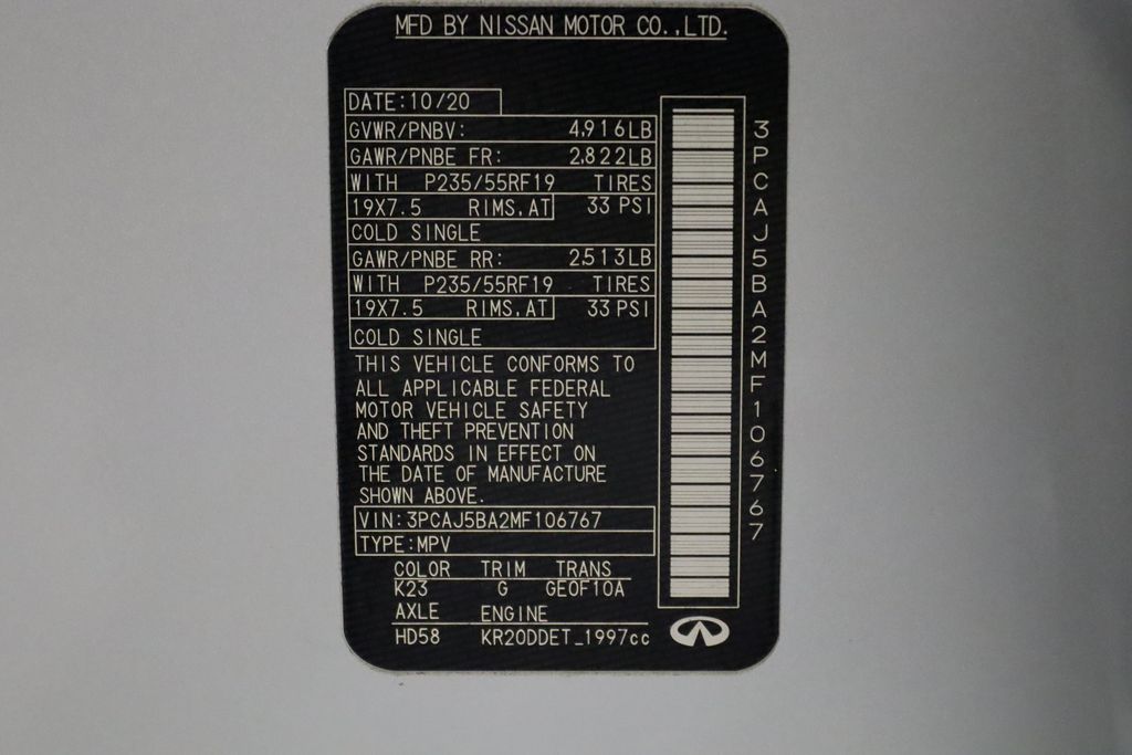 Thumbnail: 2021 INFINITI QX50 - 17