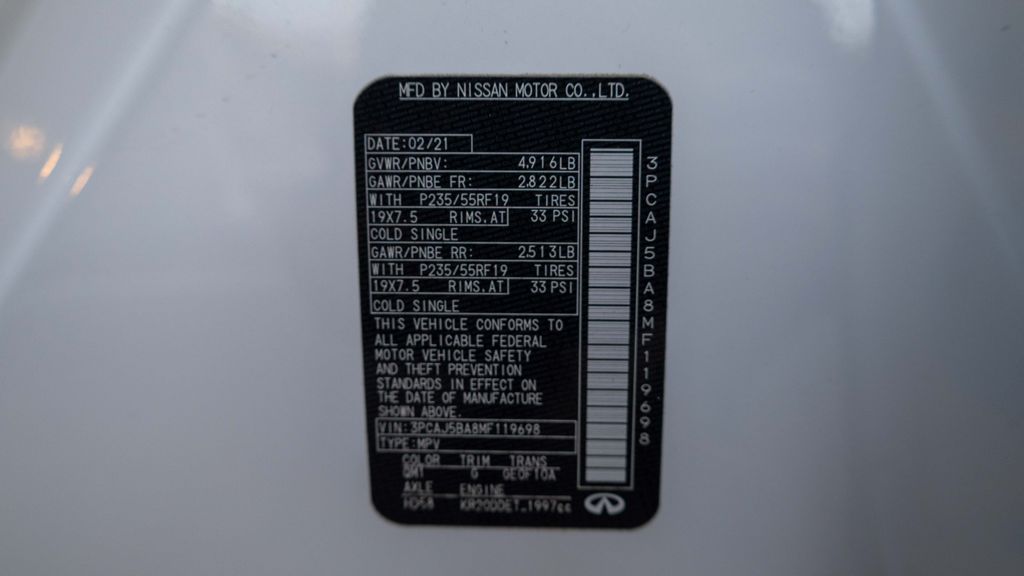 Used 2021 INFINITI QX50 LUXE 4D Sport Utility