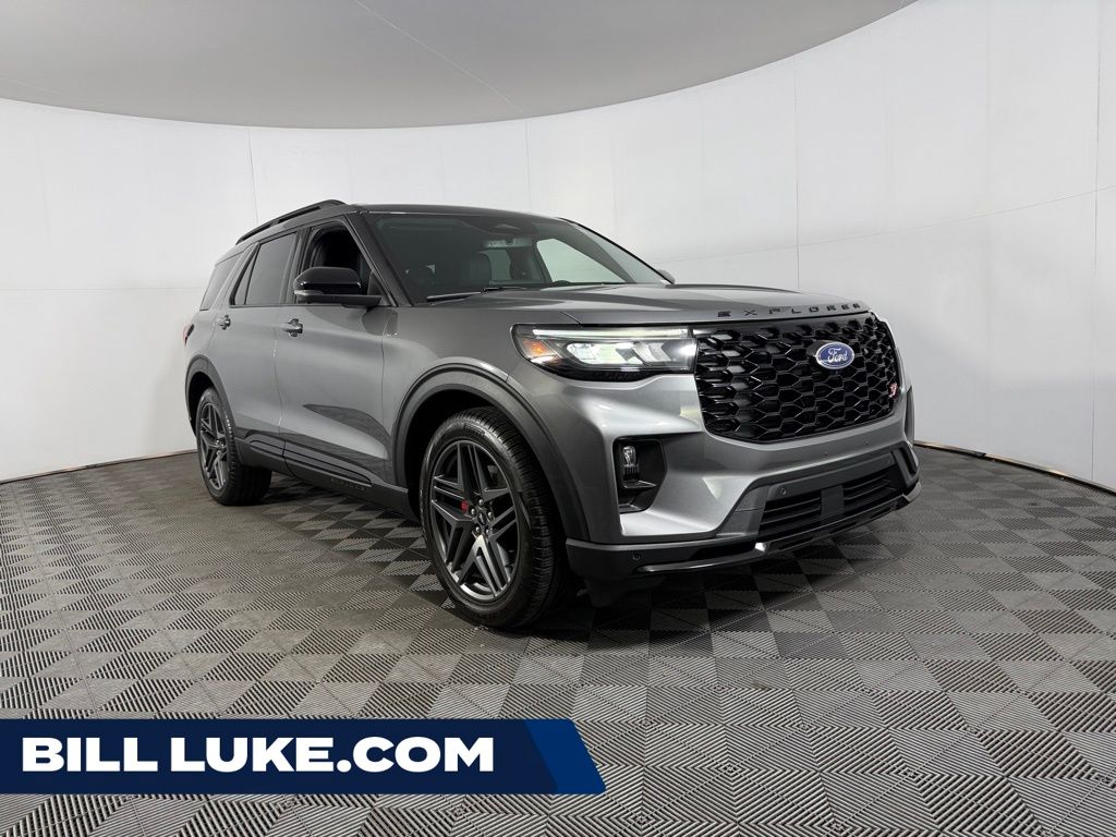 Carbonized Gray Metallic 2025 Ford Explorer SUV / Crossover All-Wheel Drive Automatic