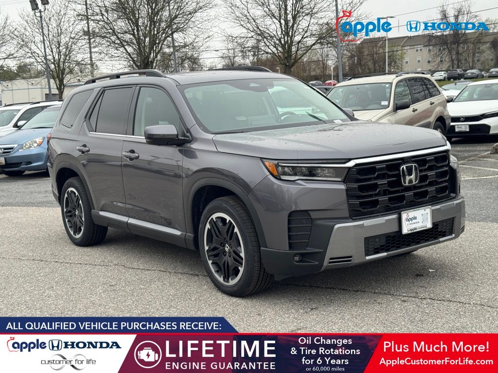 Gray (Modern Steel Metallic) 2026 Honda Pilot SUV / Crossover All-Wheel Drive Automatic