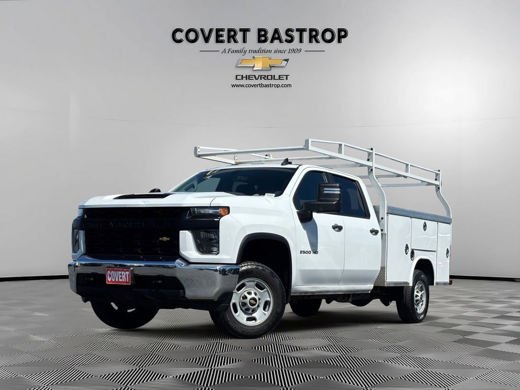 Summit White 2023 Chevrolet Silverado 2500HD Work Truck Crew Cab RWD Pickup Truck 4X2 6-Speed Automatic