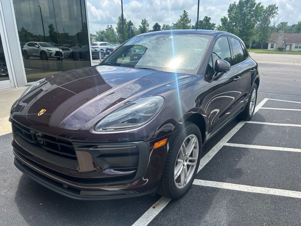 Red (Maroon) 2023 Porsche Macan SUV / Crossover All-Wheel Drive 7-Speed Automatic