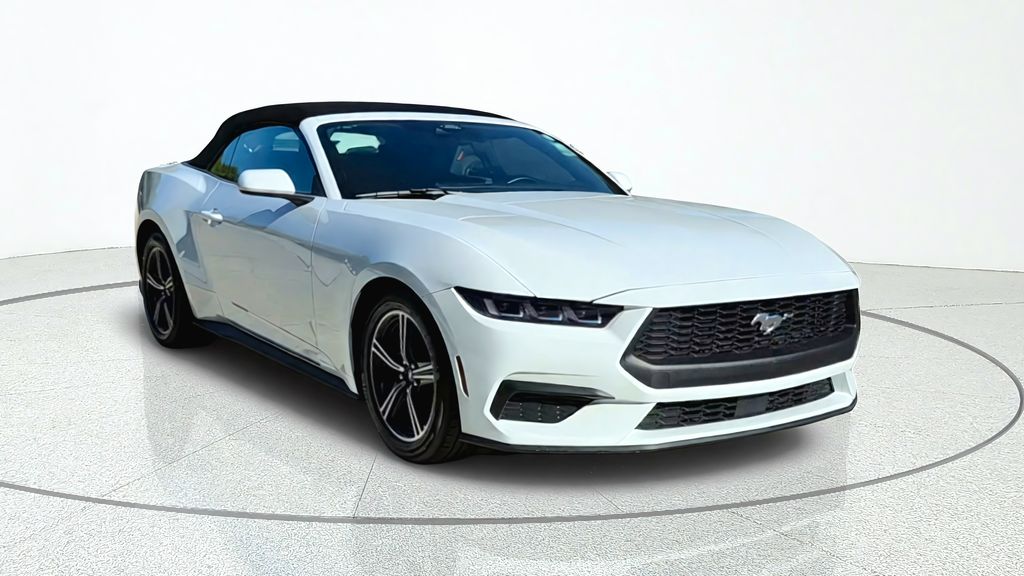 Oxford White 2025 Ford Mustang Convertible Rear-Wheel Drive Automatic