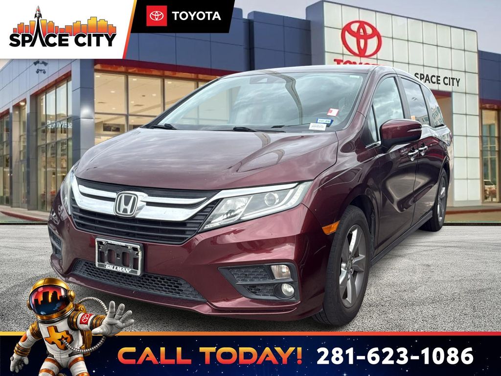 Red (Deep Scarlet Pearl) 2018 Honda Odyssey EX-L FWD Minivan Front-Wheel Drive 9-Speed Automatic