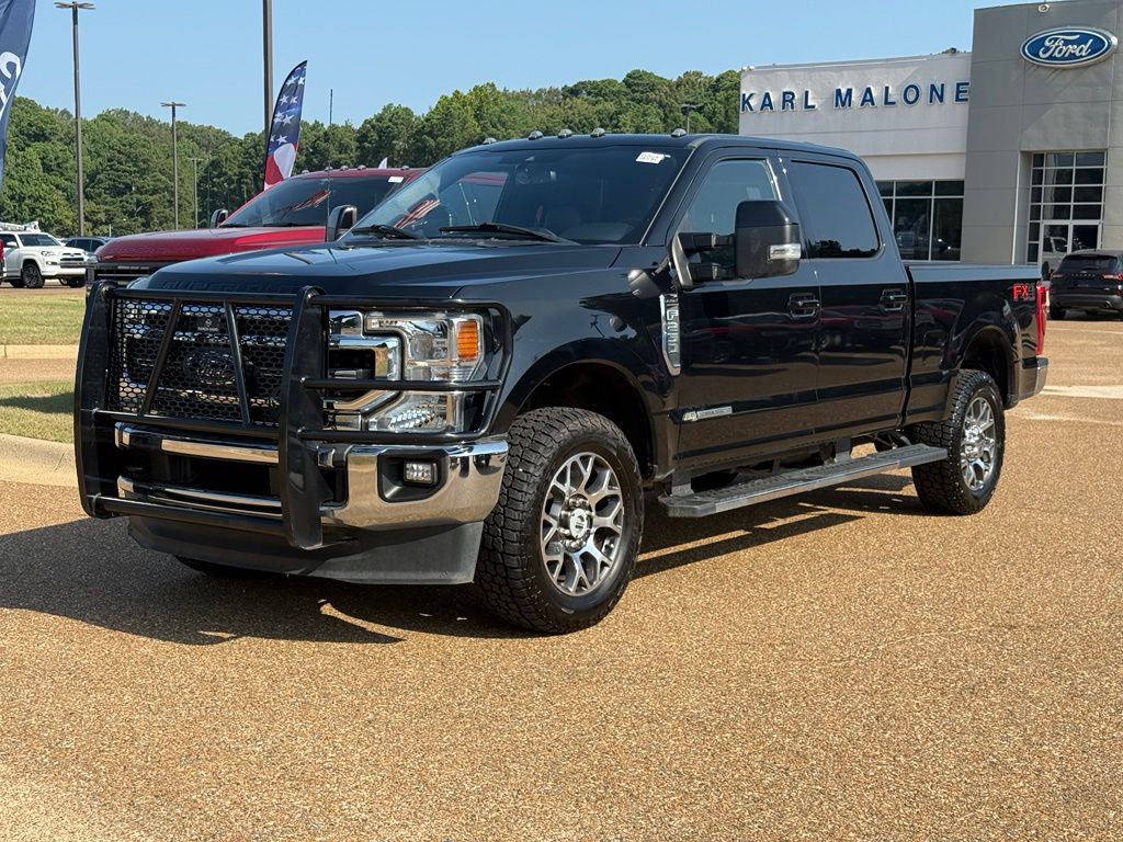 Black Metallic 2022 Ford F-250 Super Duty Pickup Truck Four-Wheel Drive Automatic