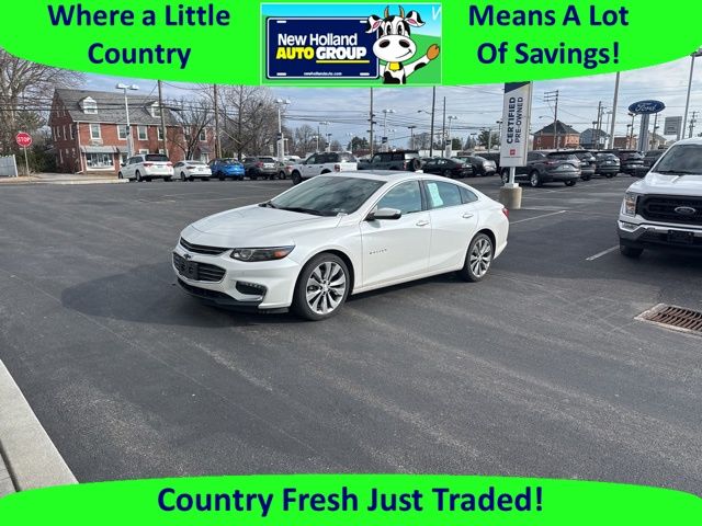Pearl 2018 Chevrolet Malibu Premier FWD Sedan Front-Wheel Drive 9-Speed Automatic