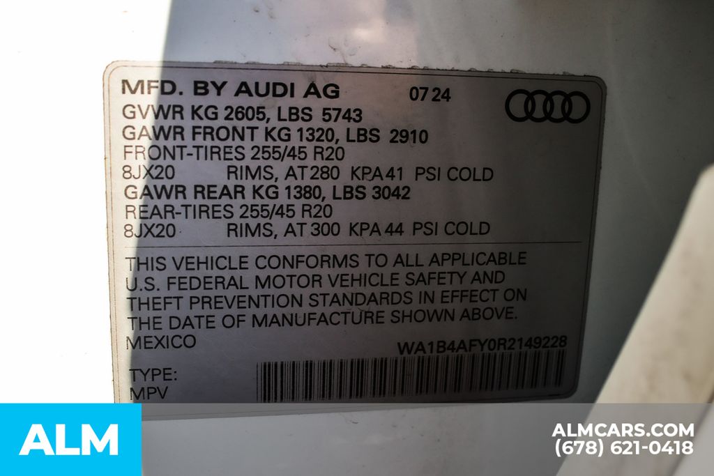 Used 2024 White Audi Premium Plus image 43